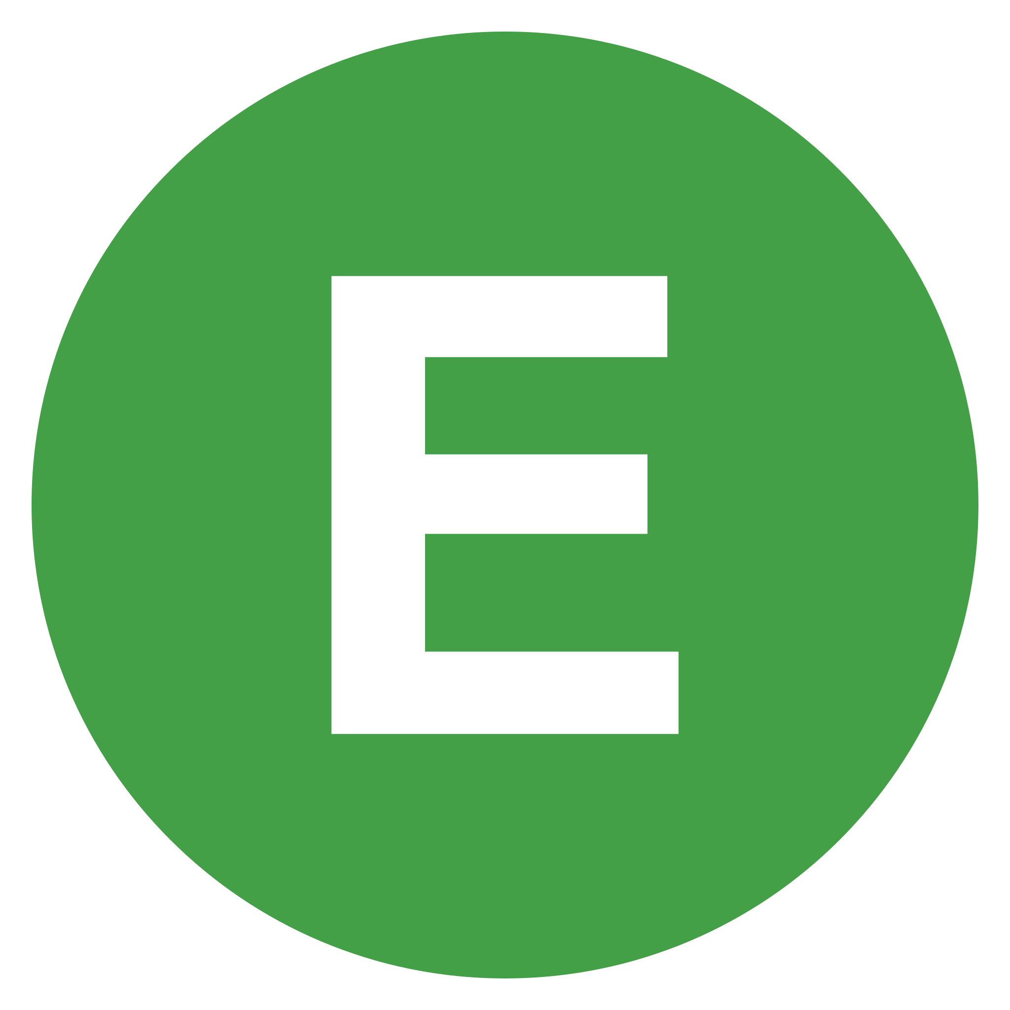 eo circle green white letter e.svg